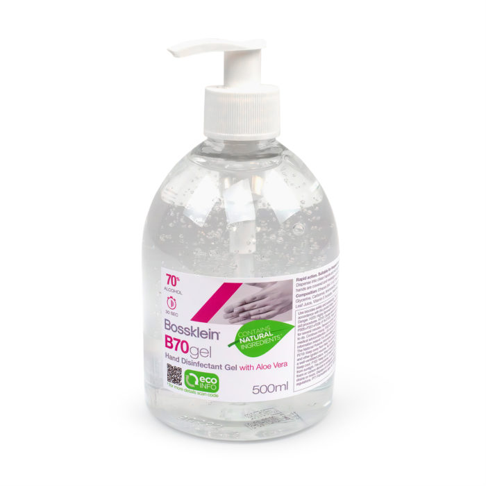 B70gel Hand Disinfectant Gel with Aloe Vera